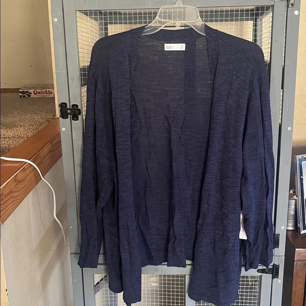 Croft & Barrow Navy Knit Sweater